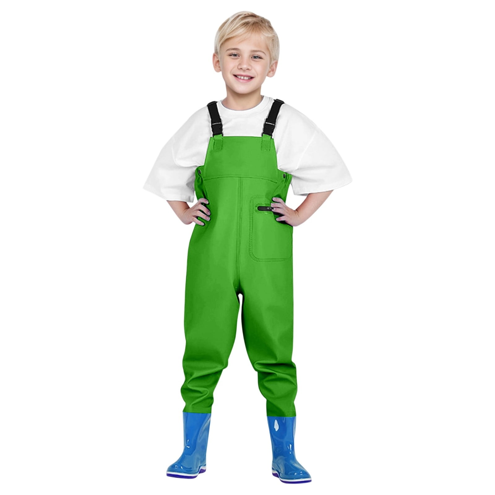 REDARER Boys Wading Suit Romper Jumpsuit, Waterproof Playwear with