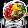 thumbnail image 4 of Vegetable Fruits Dryer Salad Spinner Lettuce Spinner Storage Drying Machine Useful Kitchen Tools Vegetable Dehydrator, 4 of 8