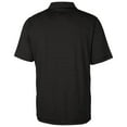 thumbnail image 3 of Men's Cutter & Buck Black George Mason Patriots Forge Pencil Stripe Stretch Polo, 3 of 3