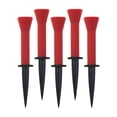 thumbnail image 3 of 5 piezas de golf de goma, equipos de golf de golf, entrenamiento de golf resistente al desgaste Rojo .6cm Cola Camisetas de palos de golf, 3 of 8