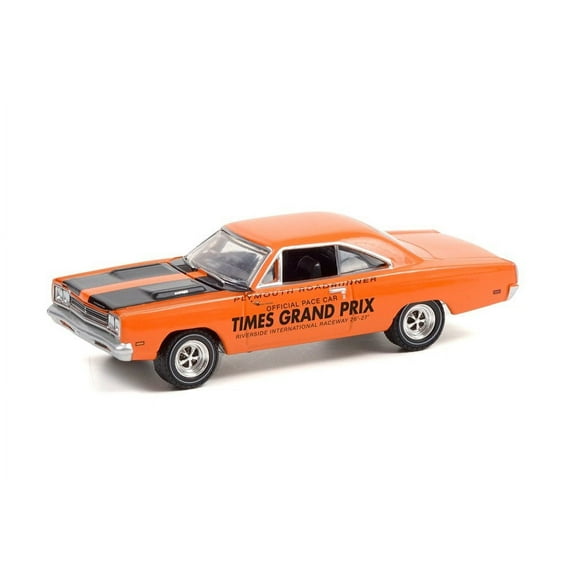 1969 Plymouth Road Runner, Orange - Greenlight 30273/48 - 1/64 scale Diecast Model Toy Car