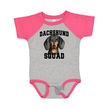 

Inktastic Dog Dachshund Squad Boys or Girls Baby Bodysuit