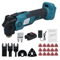 thumbnail image 1 of Lepmerk 20V Brushless Oscillating Multi-Tool Kit with 6-Speed Control, 19000RPM, Includes 2.0Ah Battery, Charger, Sanding Pad, 15 Sandpapers, Scraper, and Multiple Saw Blades for Versatile DIY, 1 of 6