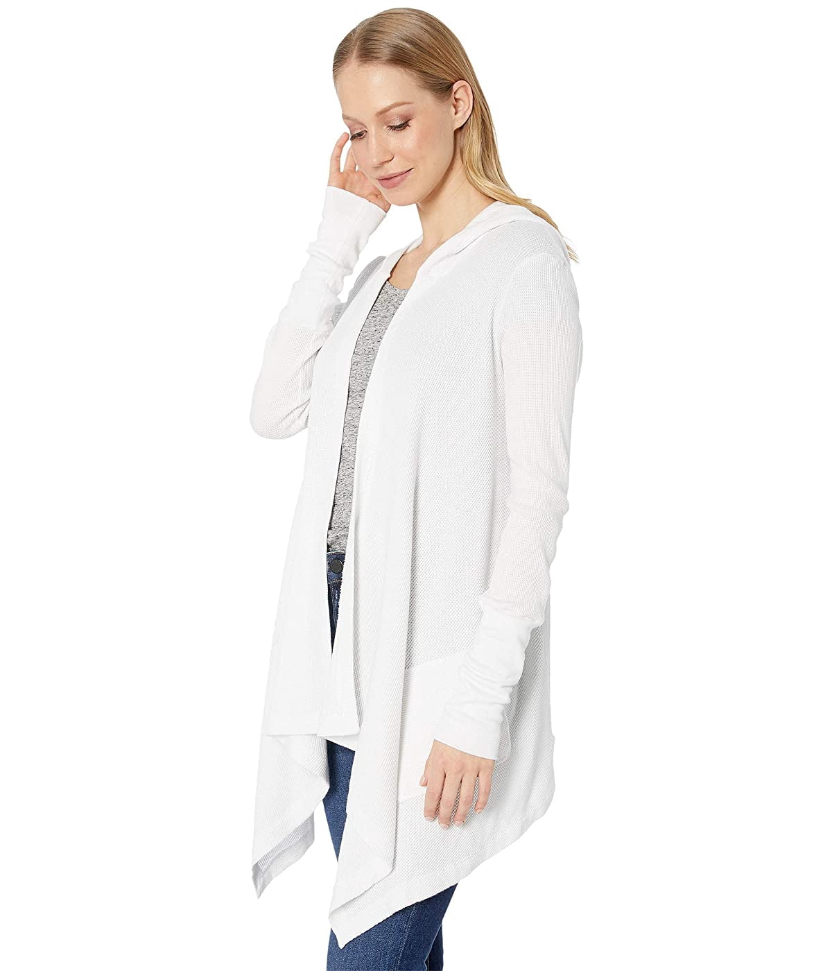 Splendid Thermal Flight Cardigan Hoodie 