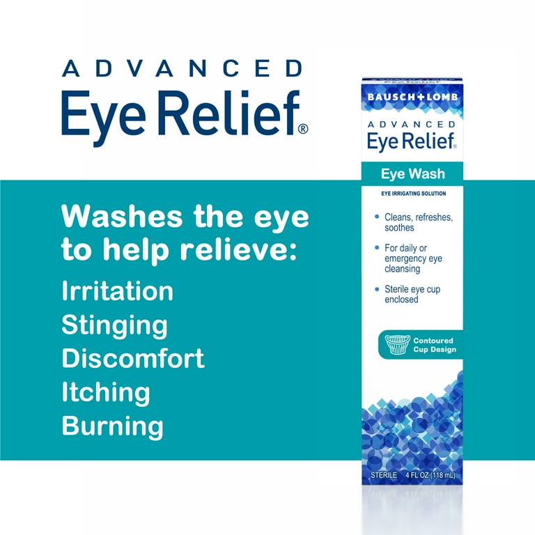 Bausch & Lomb Advanced Eye Relief Eye Wash, 4 fl oz
