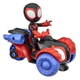 thumbnail image 2 of Figura de acción + vehículo Marvel Miles Morales Spider-Man, 2 of 9