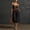 #0226-Black, variant on Women Cotton Linen Strap Jumpsuits Casual Sleeveless Capri Jumpsuits Strap Loose Rompers with Pockets