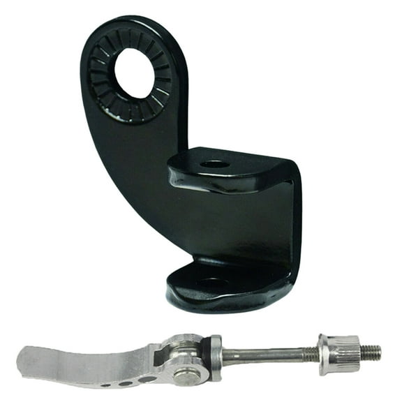 RENACLIPY Universal Bike Trailer Hitch Adapter, 2-Pack Black Towing Connector for Bike Trailer Attachment