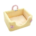 thumbnail image 2 of Cat and Dog Bed – Soft Plush Pet Sleeping Cushion for Small Medium Pets,Cozy Washable Indoor Cat Bed & Dog Bed with Non-Slip Bottom, 2 of 6