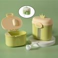 thumbnail image 4 of Caja sellada refrigerios Hugo dispensador de fórmulas Compartimento doble verde, 4 of 9