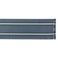 thumbnail image 2 of French Blue Dobby Striped Fringe Ribbed Table Runner 14x108, 2 of 3