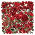 thumbnail image 2 of 60 Pieces Kids Rose Stickers, Realistic Transparent Rose Pet Stickers, Colorful Waterproof Stickers For Laptops, Stationery, Luggage Scrapbooks, Water Bottles, Mobile Phone Cases, Refrigerators, 2 of 7
