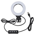 thumbnail image 2 of VGEBY 4in Mini LED Ring Light Soft Fill Light With Clip For Video Call Live Meeting, 2 of 8