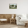 thumbnail image 3 of Stupell Industries White Barn Farmhouse Landscape Painting Brown Floater Framed Canvas Art Print Wall Art, 25 x 17, 3 of 10
