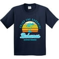thumbnail image 3 of Inktastic Enjoy the Sunshine Bahamas Summer Paradise Youth T-Shirt, 3 of 5