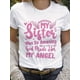 thumbnail image 1 of My Sister Was So Amazing God Made Her My Angel Printed Round Neck Women's T-Shirt - Soft, Breathable, Short Sleeve Casual Women's T-Shirt For Spring, Summer & Autumn - Women's Fashion Clothing For Ev, 1 of 6