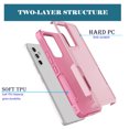 thumbnail image 2 of Case for Galaxy A34 5G 6.6 inch, 2 in 1 Hard PC Phone Case for Samsung Galaxy A34 5G Case, Njjex Rubber & Rugged Shockproof Full Body Protection Case Cover - Rose Gold, 2 of 6