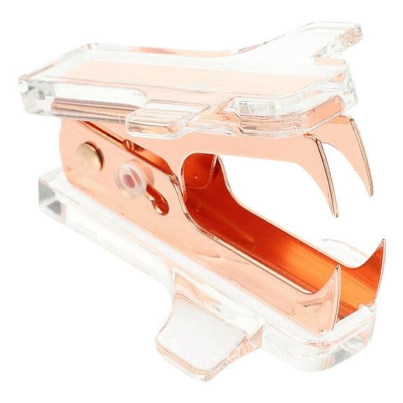 SHOWERORO 1Set Rose Gold Mini Stapler with Staple Remover for Document Preservation and Office Use