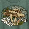 thumbnail image 3 of Instant Message - Spring - Mushrooms, Snails, & Daisies - Women's Short Sleeve Graphic T-Shirt, 3 of 6