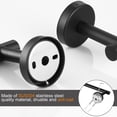 thumbnail image 3 of Juego de accesorios de baño Hinmood de acero inoxidable negro, 10 piezas, 3 of 6