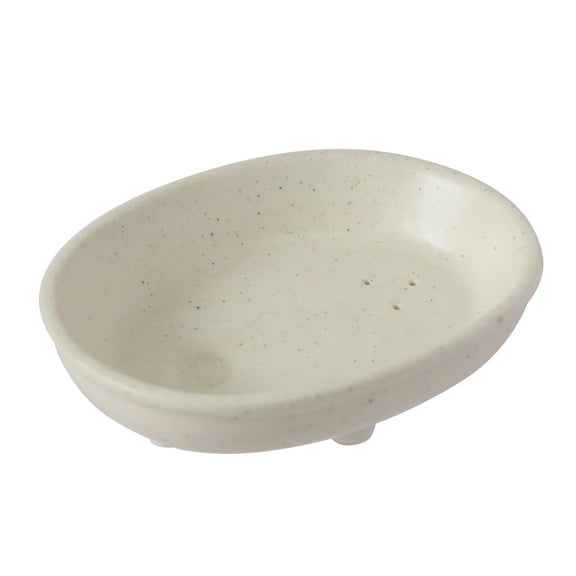 Better Homes & Gardens Ceramic Cream Speckled Finish Incense Burner
