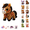 Goat 12 Zodiac DIY Beading Kit#1, variant on 3D Zodiac Dragon DIY Beading Kit Handmade Craft Set,DIY Arts and Crafts for Adults,Bead Embroidery Kit with Cute 3D Animals,Bead Art Supplies for Beginners,Gifts for Craft Lovers Monkey