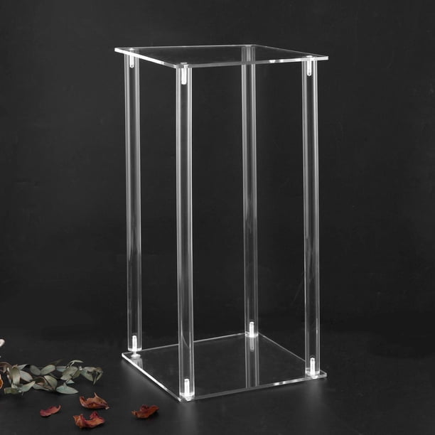 Soporte de flores acrílico, centro de mesa de boda, decoración de mesa, florero acrílico transparente moderno, soporte de para decoración del 25x25x40cm