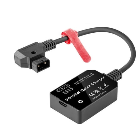 V Mount Battery Charging Adapter for Type C And D-Tap Devices with 100W Output