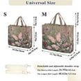 thumbnail image 3 of Corduroy Tote Bag for Women Shoulder Handbags Fashion Ladies Purses Satchel Messenger Bags Delicate Butterfly S, 3 of 8