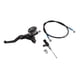 thumbnail image 4 of Embrague de freno de motocicleta con kit de cable 6 ángulos ajustable universal para manillar de 7/8 pulgadas y 22 mm Negro, 4 of 19