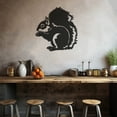 thumbnail image 5 of LaModaHome Exclusive Squirrel Silhouette Metal Wal Art – Durable & Artistic Metal Wall Art for Home and Office Decor, Perfect for Any Interior Design Aesthetic, 5 of 5