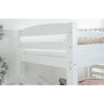 thumbnail image 6 of Channon kids Twin Over Full Bunk Bed with Built-In Ladder, White, 6 of 16