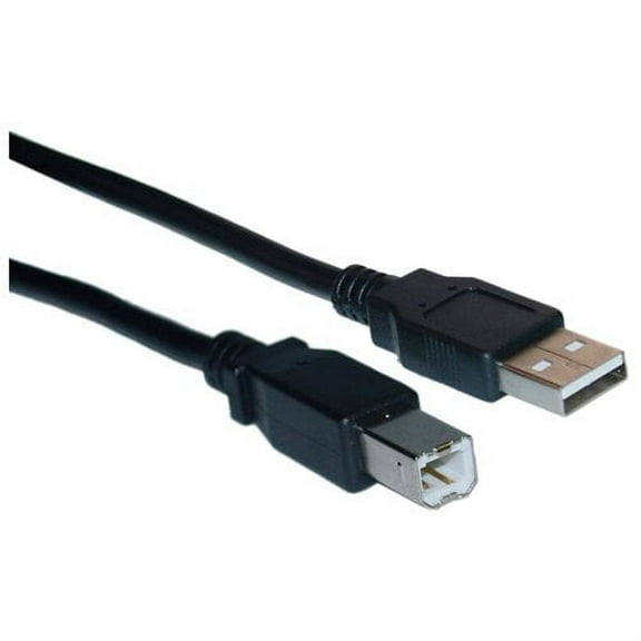 TruDx 15ft USB 2.0 A Male to B Male Cable Black [Electronics]