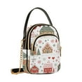 thumbnail image 7 of FORMRS Crossbody Bag for Women Quilted Travel Shoulder Cell Phone Purse with Chain Strap Handbag, Red Nordic Christmas House, 7 of 7