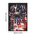 thumbnail image 3 of LanSuare 4th of July Patriotic Stars and Stripes Eagle Garden Flag Memorial Day Independence Day Summer Holiday Outdoor Outside Decoration, 3 of 6