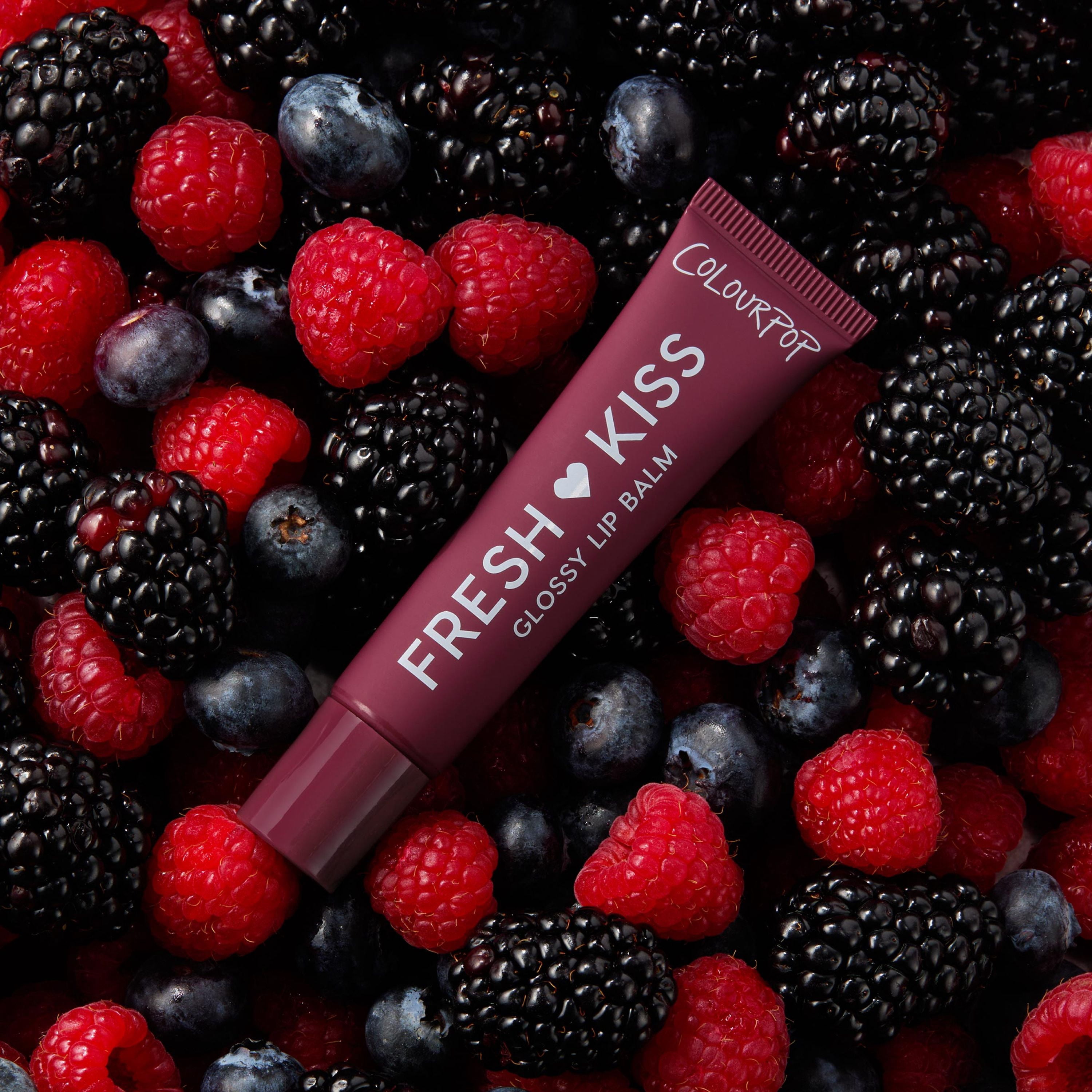 ColourPop Fresh Kiss Glossy Peptide Lip Balm, Wild Berry