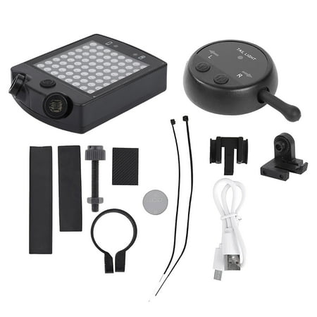 

Bike Turning Light Wireless Remote Black Turning Lamp Turning Lamp For Bike
