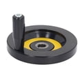thumbnail image 4 of Back Ripple Handwheel, Standard Size Multipurpose 12x125mm Lathe Hand Wheel Easy   for Milling Grinding Machine, 4 of 7