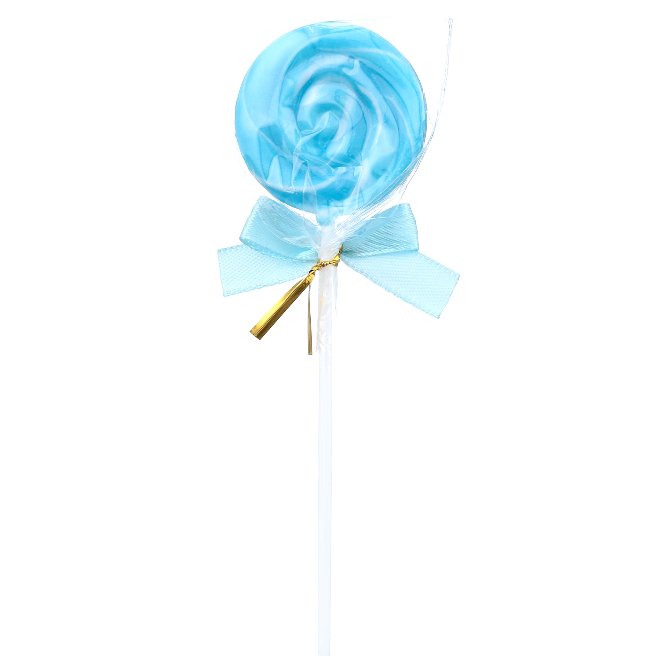 Hilco Sweet Swirls Blue Raspberry Flavored Lollipops, 16 Count Tub