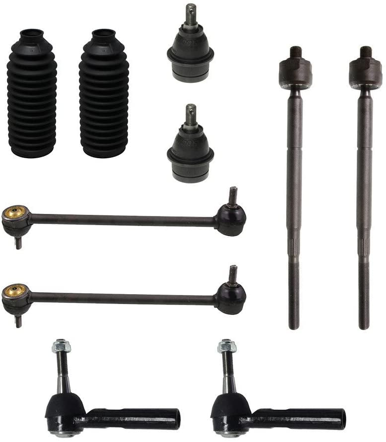 Brand New 4 Piece Front Inner and Outer Tie Rod Steering Kit fits Sedan Models Only Detroit Axle