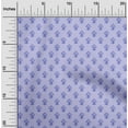 thumbnail image 1 of oneOone Polyester Lycra Light Lavender Blue Fabric Leaves & Floral Block Sewing Craft Projects Fabric Prints By Yard 56 Inch Wide, 1 of 4
