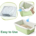 thumbnail image 5 of 25 count Large Elastic Litter Box Liners for   Litter Boxes and for Catit  Hooded  Litter Pan, 2 MIL Super -Resistant &  Disposable Bags, 30 lb Capacity, 42" x 20", 5 of 5