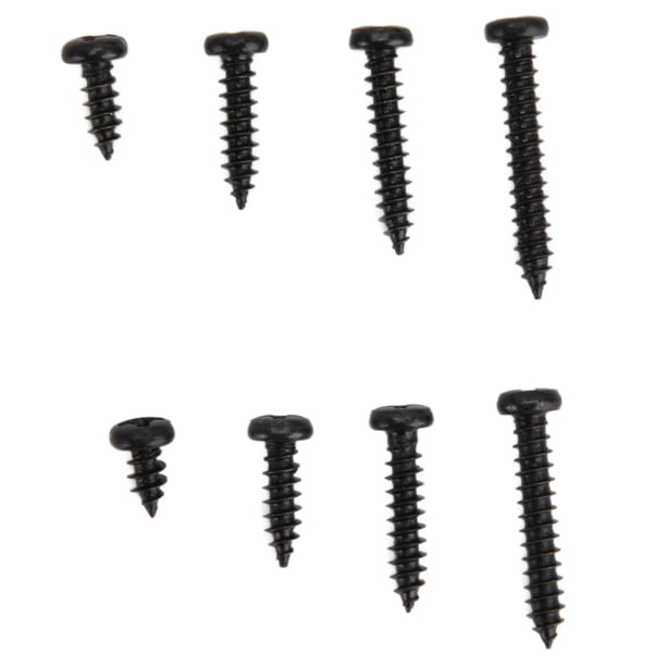 Kit surtido de tornillos, 300 piezas de tornillos autorroscantes de acero al carbono, tornillos autorroscantes de alta capacidad