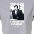 thumbnail image 3 of The Office - Michael Love Inside Jokes - Juniors Cropped Cotton Blend T-Shirt, 3 of 5