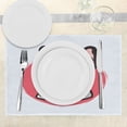 thumbnail image 3 of Ambesonne Animal Place Mats Set of 4, French Bulldog Hipster, Standard Size, Pink Brown, 3 of 6
