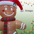 thumbnail image 4 of Inflable de Navidad Artego Galleta Jengibre 2.5M Mega Gigante, 4 of 9