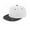 White/Black, variant on Result Core Bronx Original Flat Peak Snapback Dual Color Cap