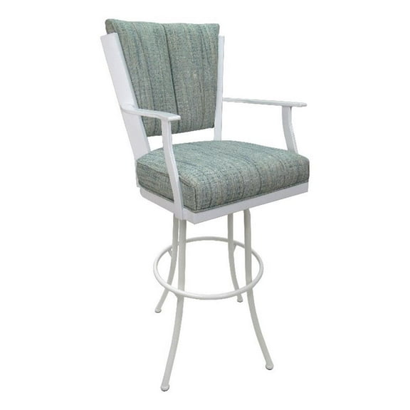 Swivel Tilt Extra Tall 34" (35") Metal Bar Stool Montana on Noam Base