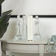 thumbnail image 2 of DecMode 4" Oversized Chess Clear Crystal Bookends with Cut Crystal Designs (Set of 2), 2 of 12