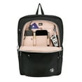 thumbnail image 3 of Swissdigital Design Smart School Backpack - KATY ROSE Rucksack with Integrated Charging Port - Black Platinum, 3 of 10